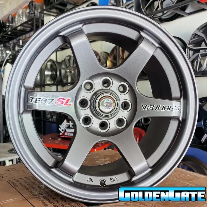 vleg racing mobil Te37 SL ring15 celong 7/8 dipalembang free ongkir