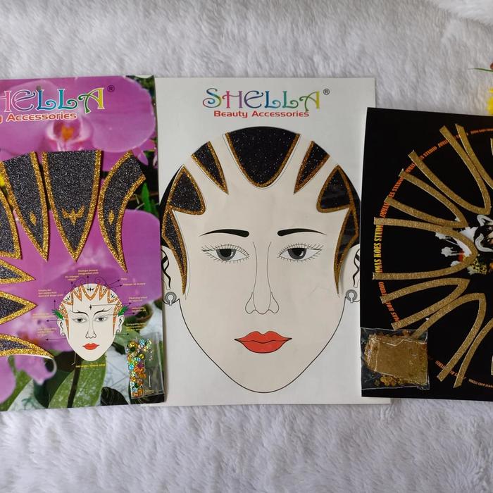 Aneka Stiker Paes Prada Aksesoris Rambut Cantik