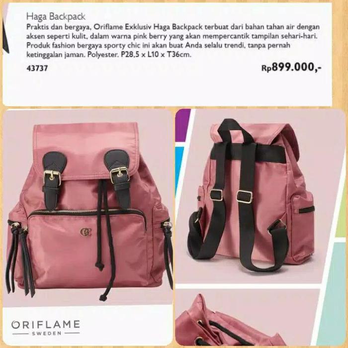 Haga Backpack Tas Ransel Wanita Bag
