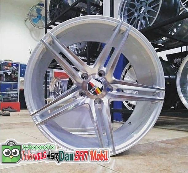 toko velg mobil-velg racing hsr ring 19 NE5 pcd 5x114,3 gratis ongkir