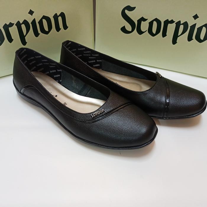 Sepatu Kulit Wanita Scorpion 6097 // Sepatu Kulit Original Murah