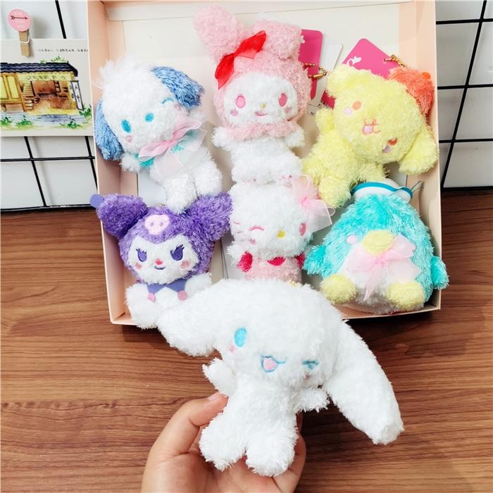 Gantungan Tas Boneka ORI Melody Hello Kitty Cinnamoroll Pompompurin