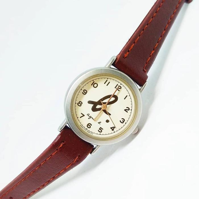Jam tangan wanita Agnis B V701 8210 quartz watch