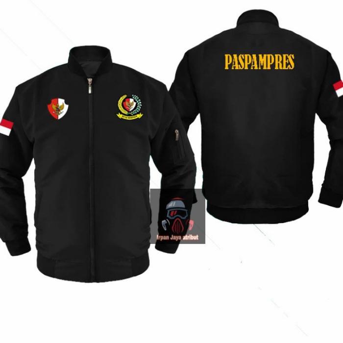 jaket bomber Paspampres full bordir jaket Paspampres grup a grup b