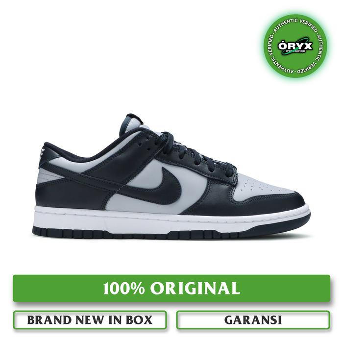 Nike Dunk Low Georgetown / Wolf Grey / Dark Obsidian / Total Orange