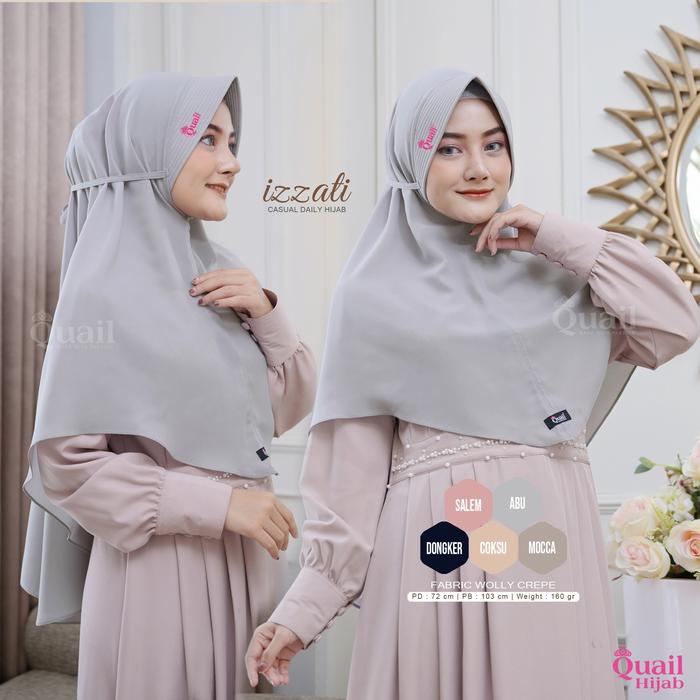 Hijab Instan Syari Bergo Khimar Quail IZZATI