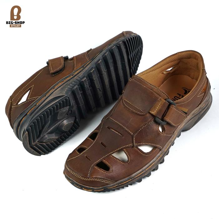 Sepatu Sandal Pria Casual Original Leather Like BALLY