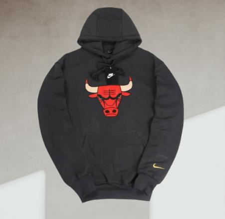 JAKET SWEATER CREWNECK HOODIE GOLD/EMAS BULLS NIKE MICHAEL JORDAN