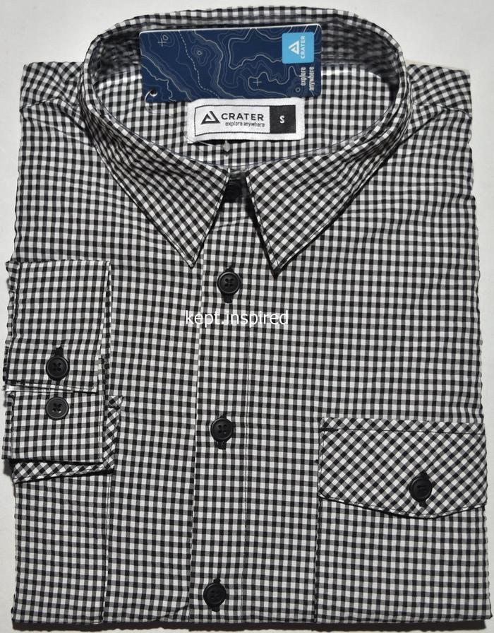 Kemeja Pria Formal CRATER Lengan Panjang Putih Motif Reguler DFS 03