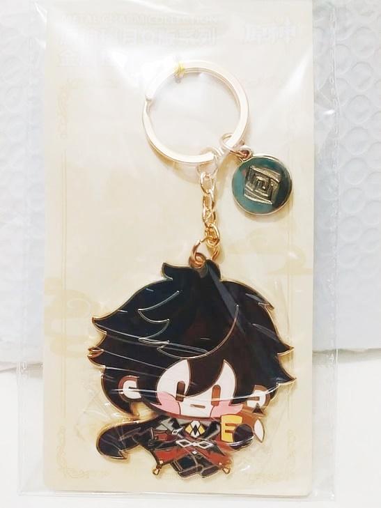 Metal Keychain Genshin Impact:Zhongli