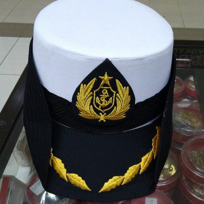 topi pet pdu stip pelayaran untuk wanita