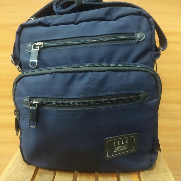 tas selempang Elle original authentic navy blue
