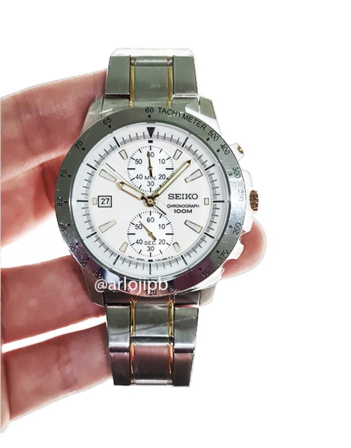 Jam tangan pria Seiko SNW189 chrono original