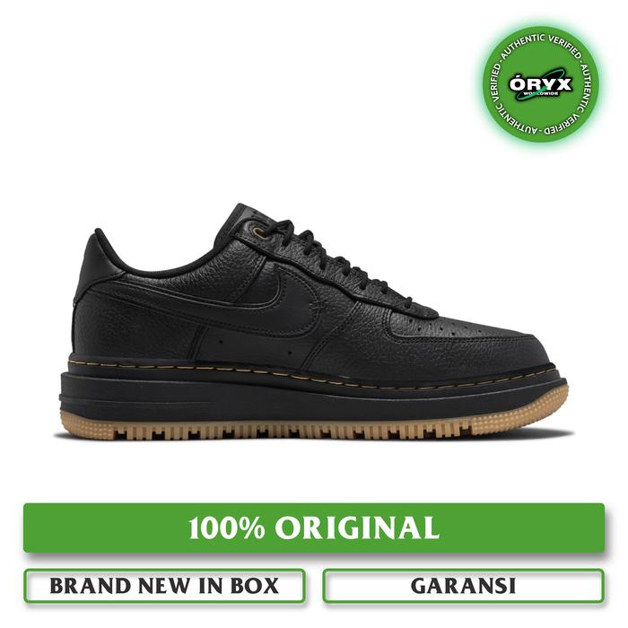 Nike Air Force 1 Luxe Black / Black / Bucktan / Gum Yellow / Noir