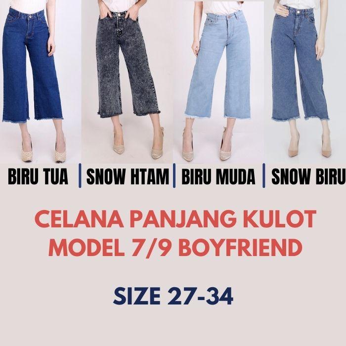 Celana Wanita BF Kulot 7/9 Non Stretch
