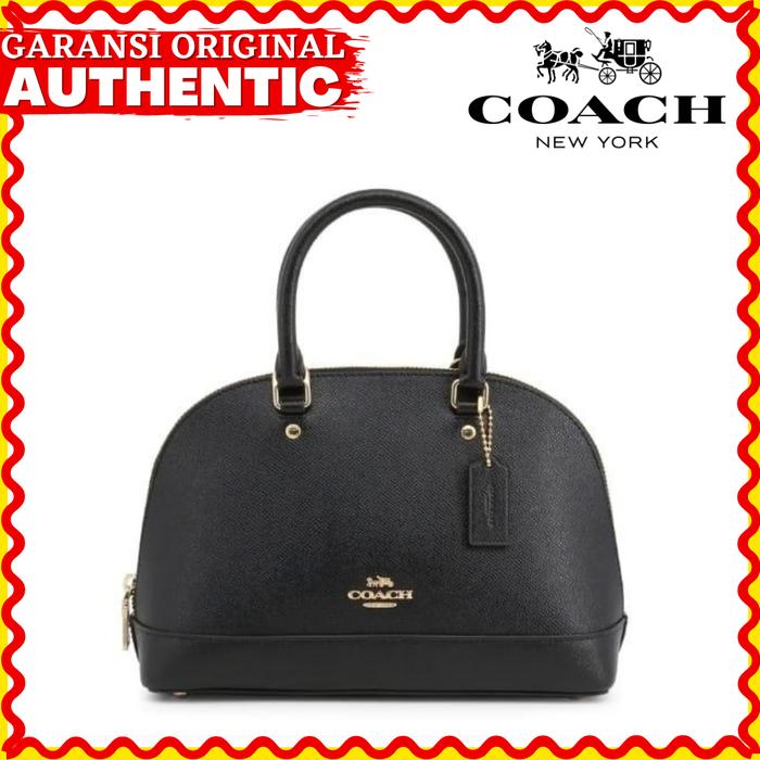 Tas Coach Mini Sierra Satchel Black Wanita Branded Original Authentic