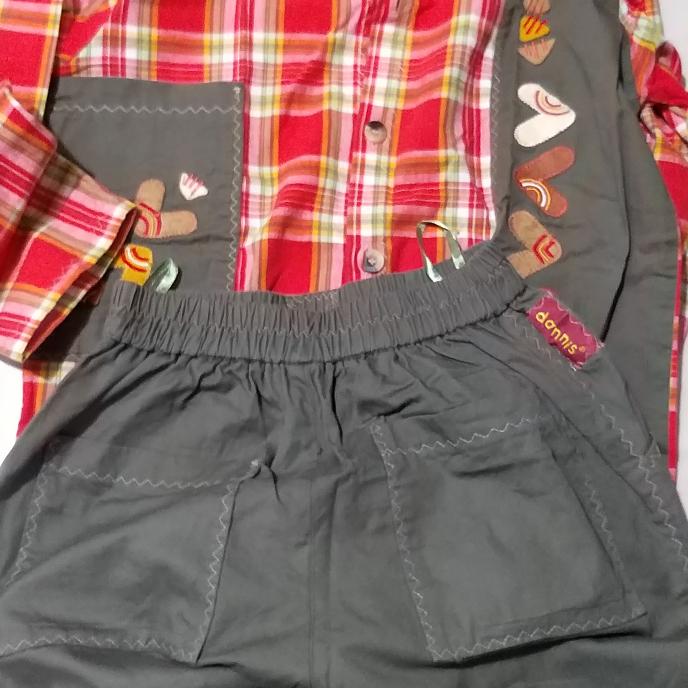 setelan baju koko dannis
