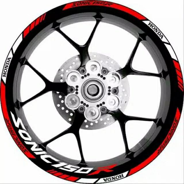 Stiker motor Stiker velg sonic 150r