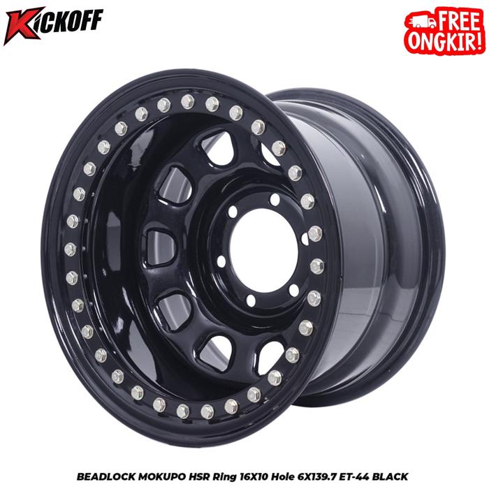 velg offroad model beadlock makopu hsr 16x10 6x1397 et -44 black