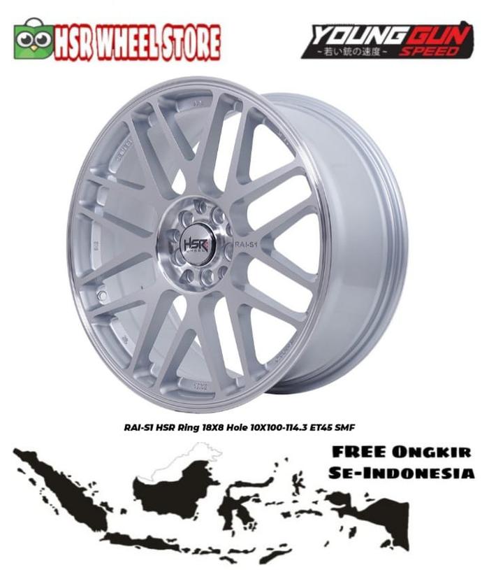 Velg Mobil Ring 18 HSR RAIS1 Velg Racing Innova FT86 Xpander Rush Dll