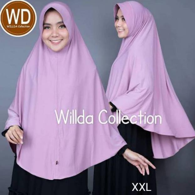 size XXL WILLDA COLLECTION JILBAB KHIMAR KERUDUNG BERGO wilda
