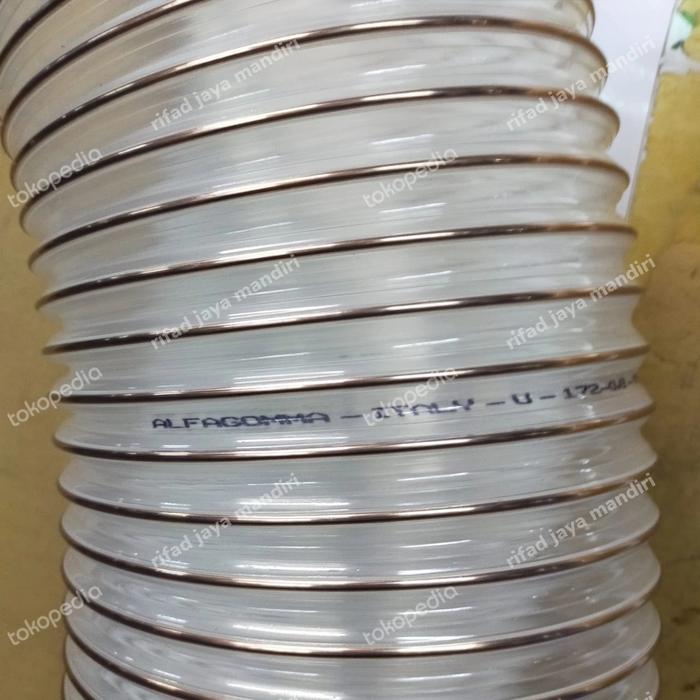 pu ducting hose 4 inchi alfagomma selang flexible vacuum