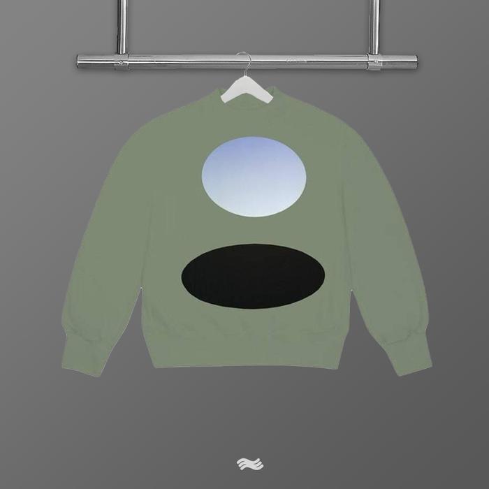 Cactus Plant Flea Market x Kanye West For JIK Crewneck Olive