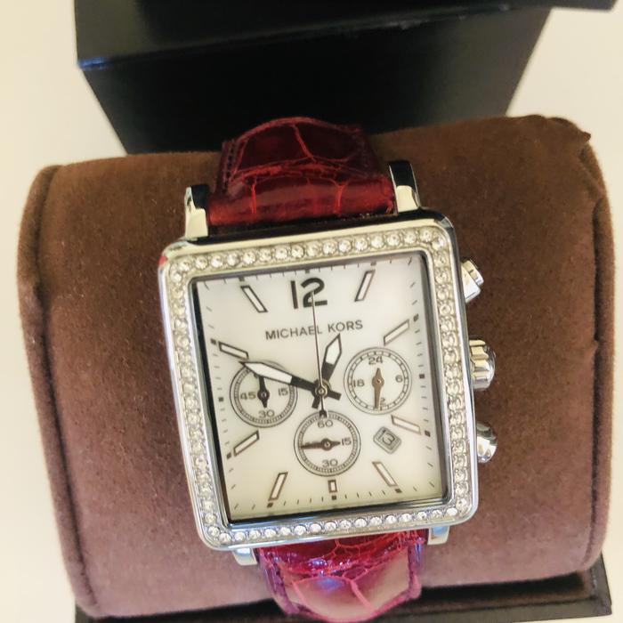 preloved Michael kors watch croco
