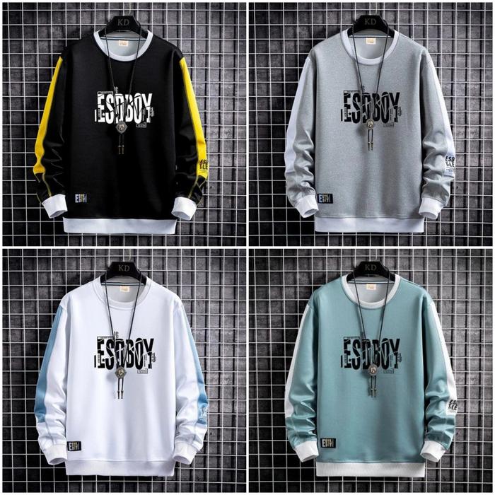 manly sweater off white kekinian/sweater sporty hoddie/sweater nyantai