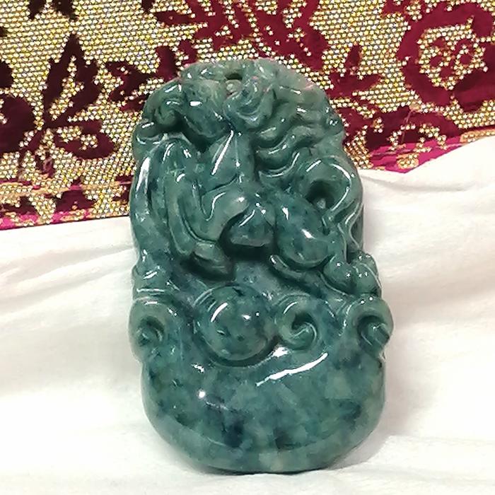 d794207 Liontin Giok Jadeite Shio Kuda Grade A