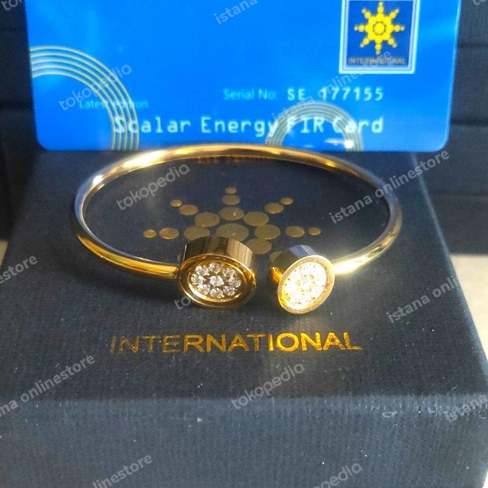 kalung /gelang kesehatan gold kotak id