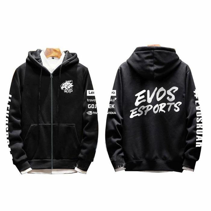 Jaket Hoodie Zipper Evos Esport - EVOS ROAR UNLEASHED2 JUMBO OVERSIZE