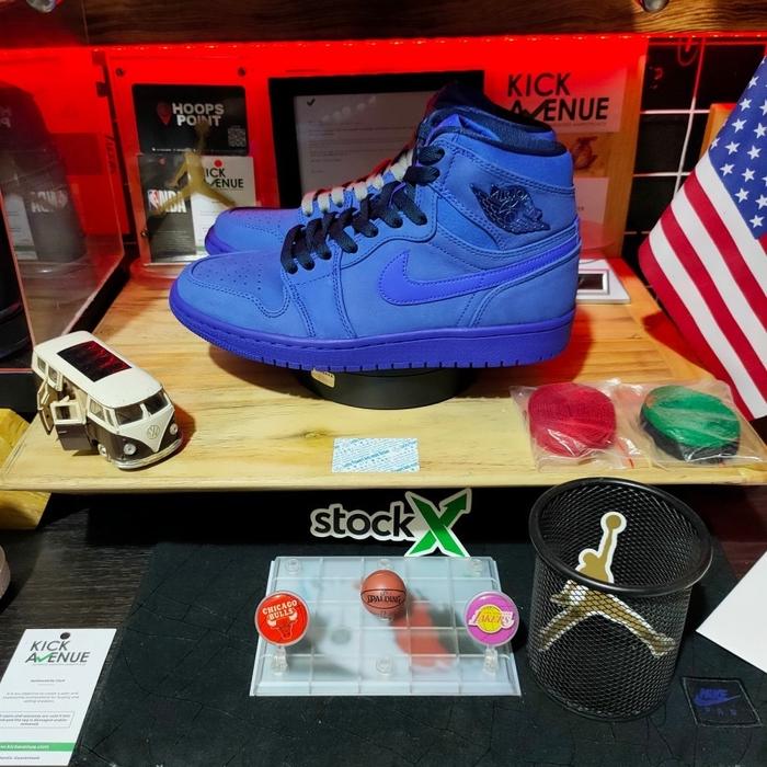 AIR JORDAN 1 MID BLUE VOID AUTHENTIC SNEAKERS 100%