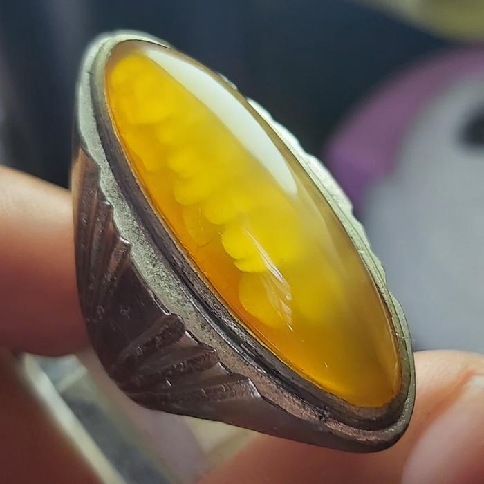 Pandan Nanas Golden - Cincin Batu Akik 03