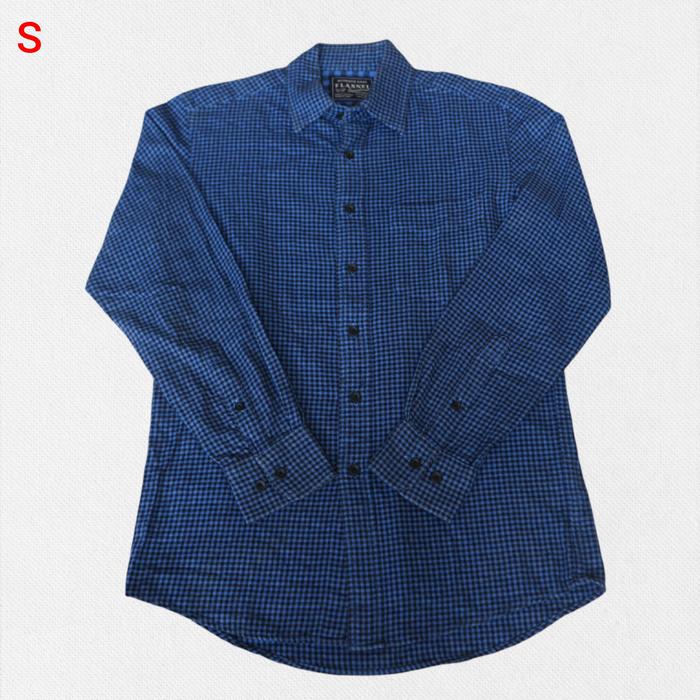 Kemeja Flanel Flannel Uniqlo Pria Thrift Lengan Panjang FUH90