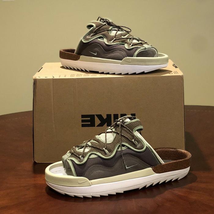 Nike Offline 2.0 slides "Medium Olive/Oil Green/Stone" Original BNIB