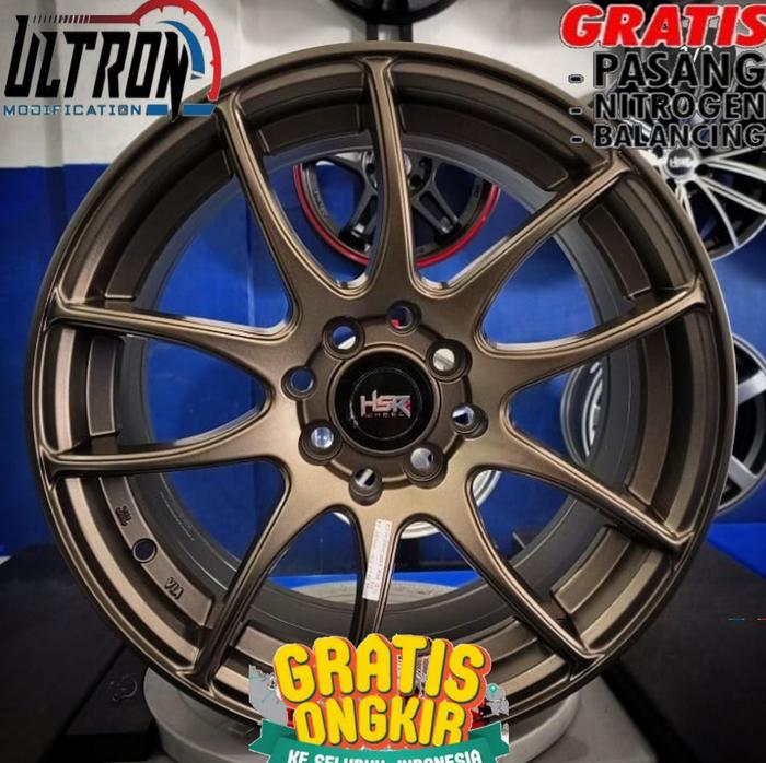 velg mobil racing ring 16 kiwami hsr kamikaze bukan xxr jazz,brio,jazz