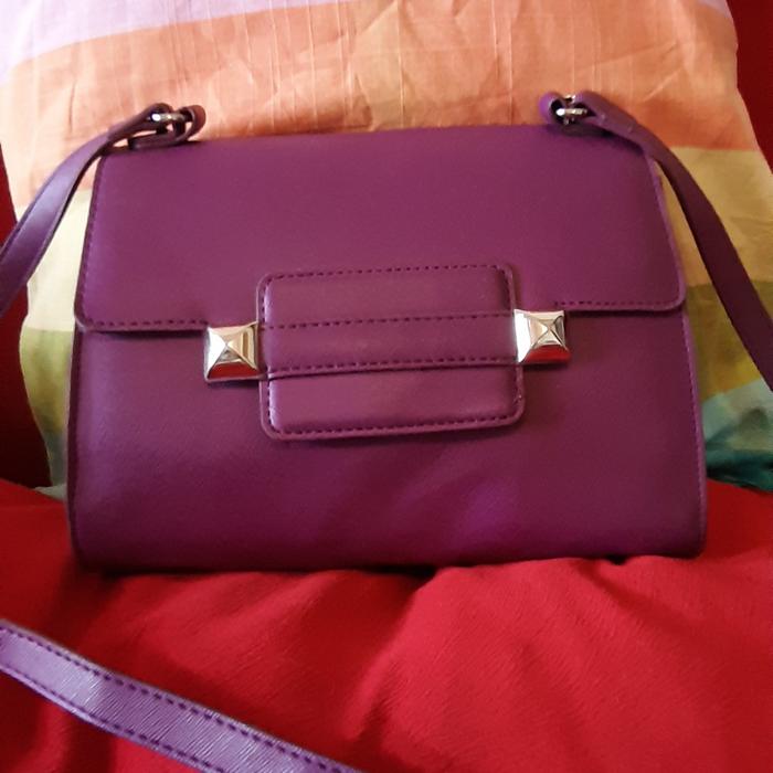 tas Vera Wang purple preloved