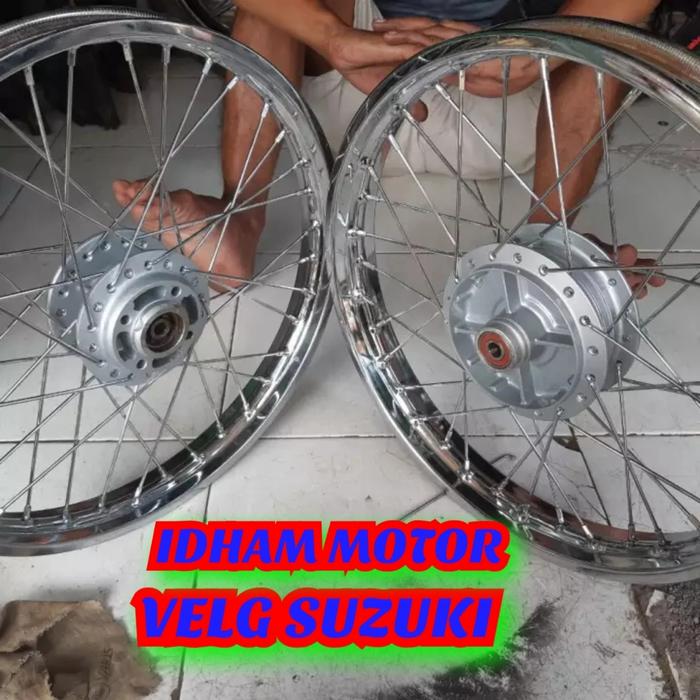 VELG ORIGINAL SUZUKI SHOGUN 125 SHOGUN NEW 110 DEPAN BELAKANG