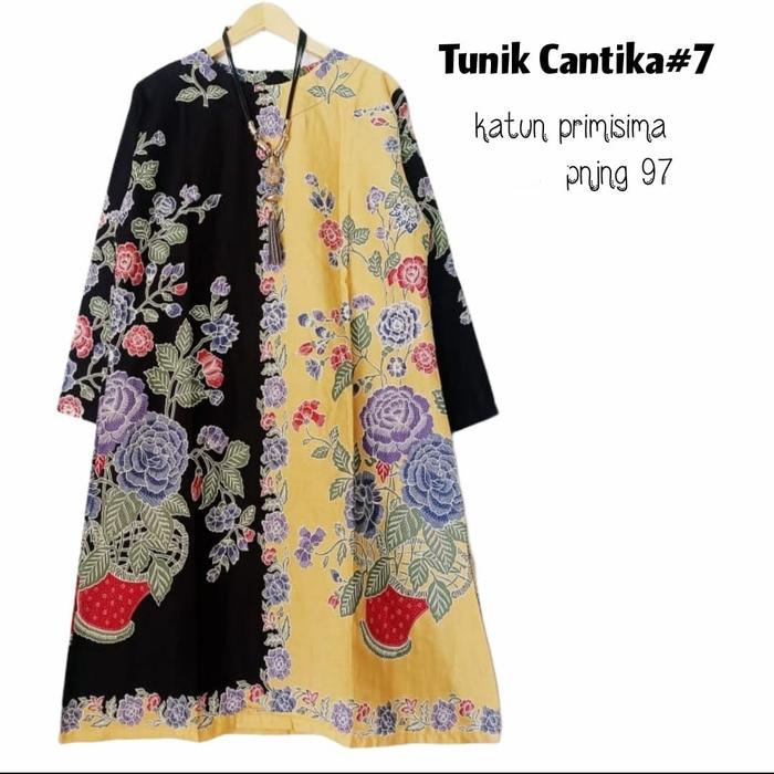 TUNIK BATIK ENCIM. DRESS BATIK ENCIM