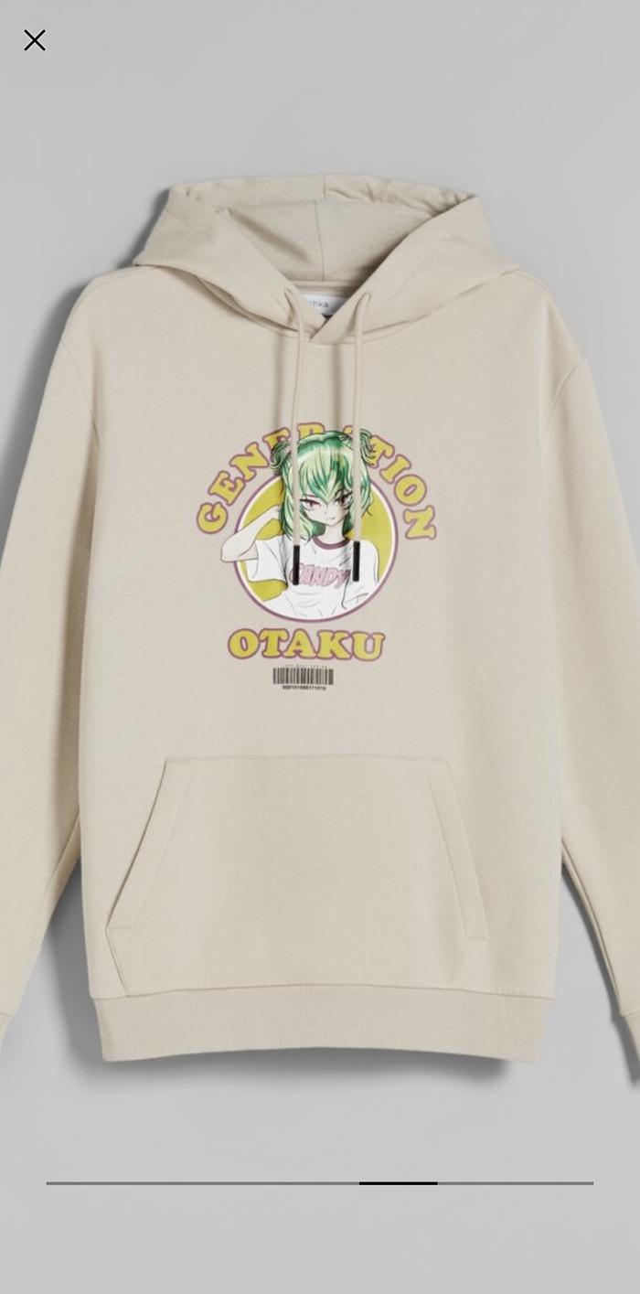 Hoodie Bershka Generation Otaku Original Store + Free Paperbag Store