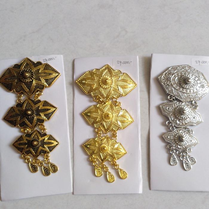 bross kebaya etnik diameter 7cm