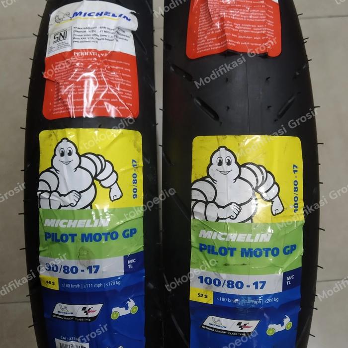 Ban Michelin Pilot MotoGP 90/80 - 17 & 100/80 - 17