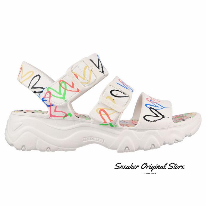 Skechers Cali D'Lites 2.0 Heart You Womens Sandals White / Multi