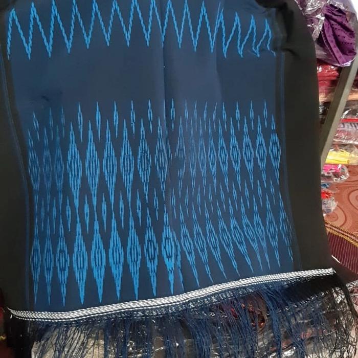 ULOS SIBOLANG RASTA TENUN MURAH ULOS BATAK HITAM BIRU TENUN MESIN
