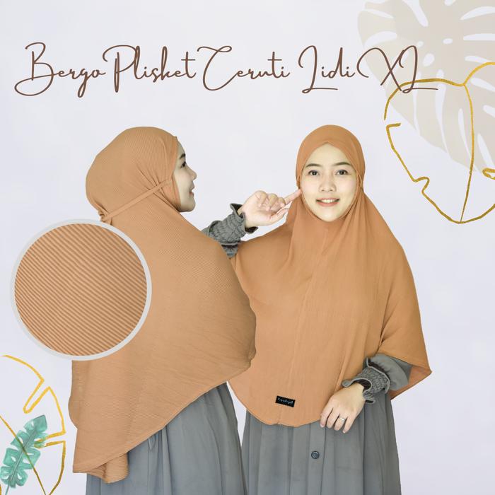 Bergo Plisket XL Jumbo Premium/bergo plisket jumbo Ceruti Lidi