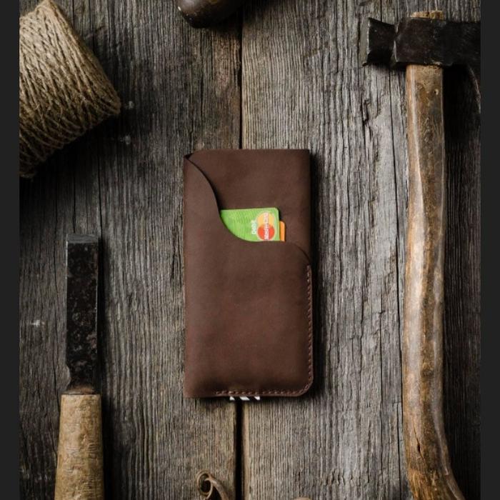 iPhone 13 Sarung Kulit Asli / Leather iPhone 13 Pouch