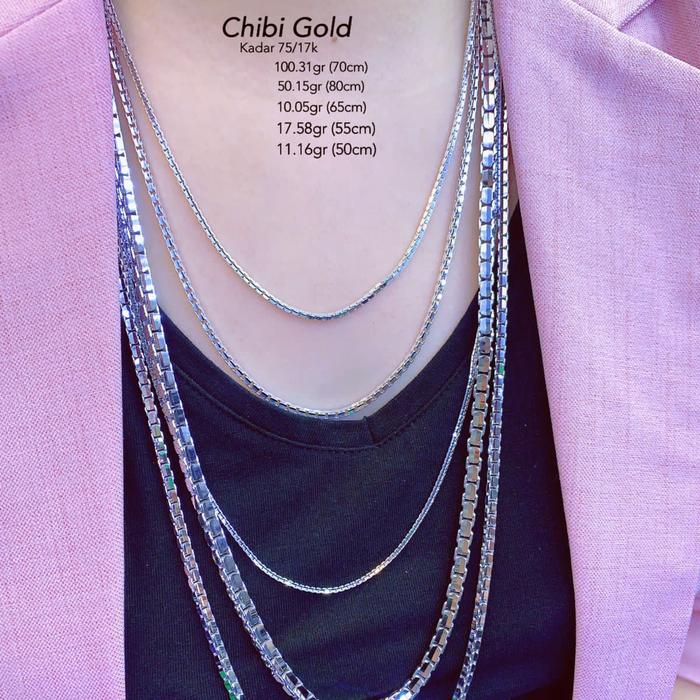 Kalung emas asli 7510031 #chibigold