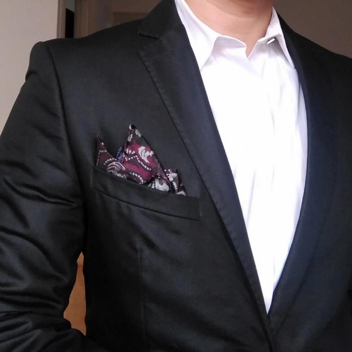 handkerchief (saputangan kantong jas) topman original
