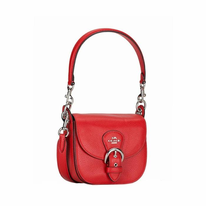 Coach C5685 Kleo Shoulder Bag 17 Bright Poppy